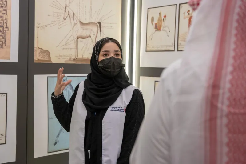 صورة تخيلية لدابة الرسول تجذب زوار معرض الرياض للكتاب فما قصتها؟