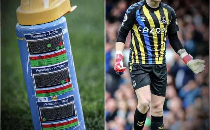 كيف تحولت قارورة مياه «بيكفورد» لنجم مباراة إيفرتون ووستهام؟