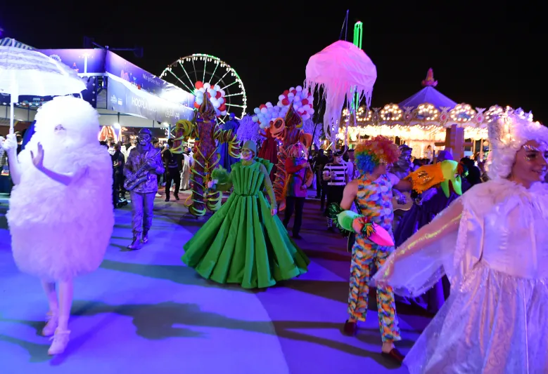 افتتاح منطقة "ونتر وندر لاند" بفعاليات متنوعة وبيع 60 ألف تذكرة