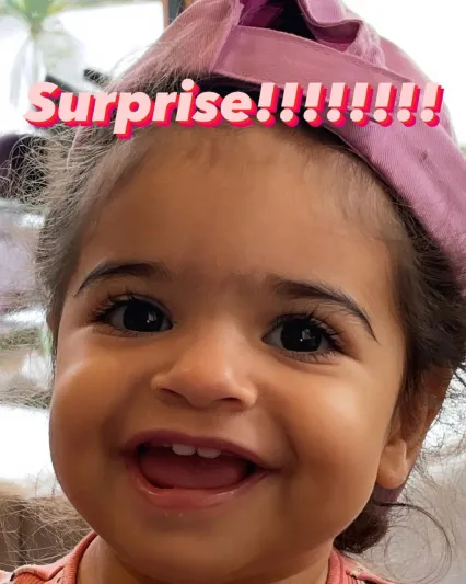 محمد صلاح يفاجئ متابعيه بالصورة الأولي لابنته