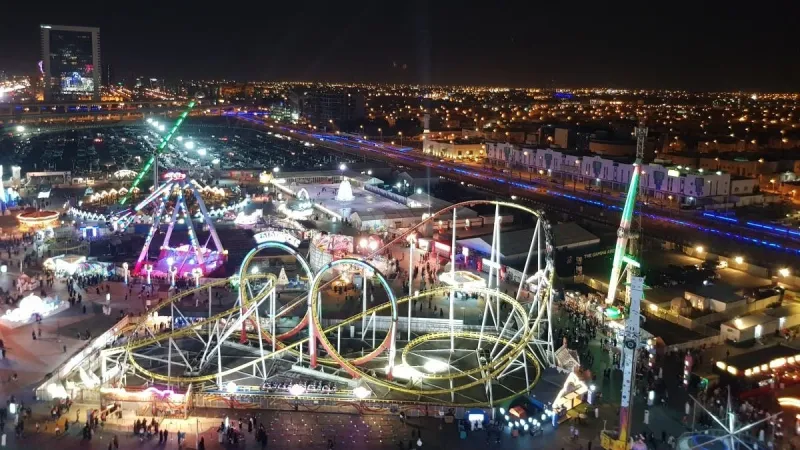 أكبر مدينة ملاهٍ متنقلة بالشرق الأوسط في موسم الرياض تفتح على فترتين بهذه المناسبة