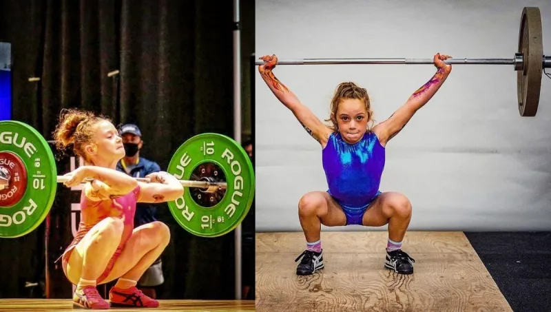 طفلة معجزة قادرة على حمل 90 كيلو دفعة واحدة! (فيديو)