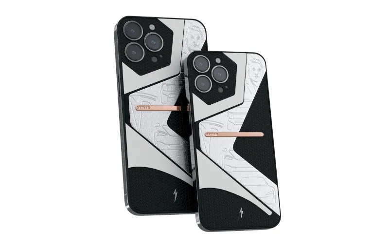 هاتف آيفون فاخر بأجزاء من سيارات تيسلا وبسعر خيالي (فيديو)