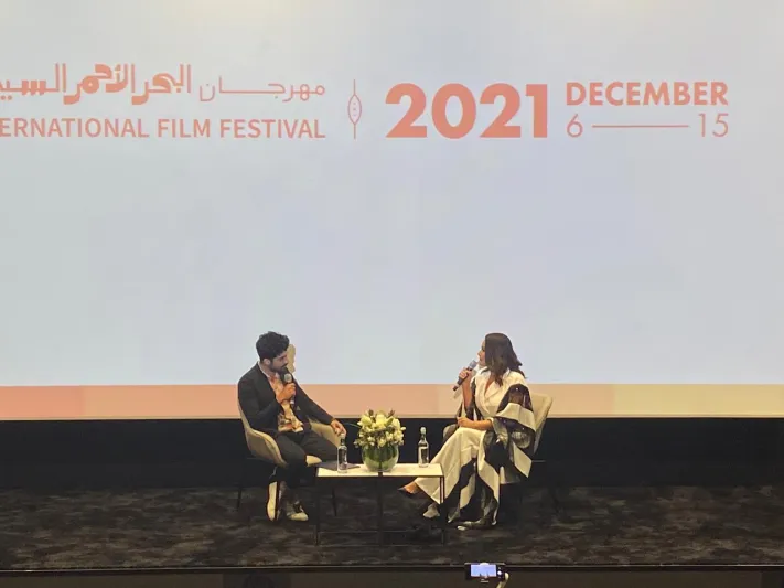 هند صبري تكشف هذا السر في مهرجان البحر الأحمر السينمائي