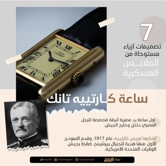 إنفوجراف | 7 تصميمات أزياء مستوحاة من الملابس العسكرية