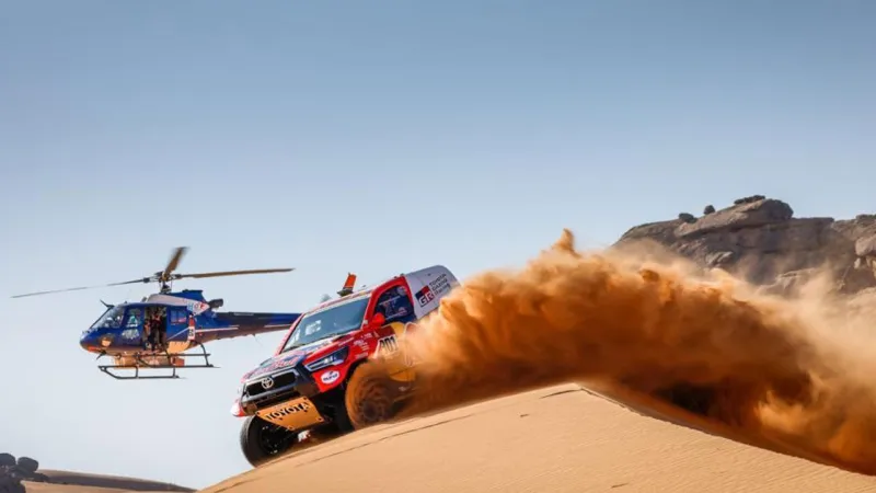 البطل يزيد الراجحي يفوز بالمرحلة السابعة في نسخة داكار2021