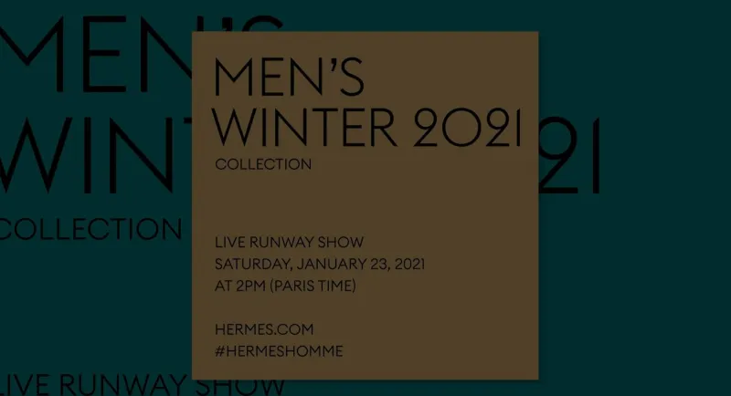 بث مباشر| عرض خريف وشتاء 2021 للرجال من هيرمز HERMES