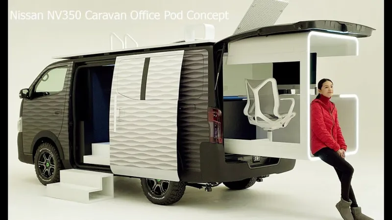 بمكتب مدمج وفخامة استثنائية..شاهد| شاحنة الأعمال المبتكرة من نيسان