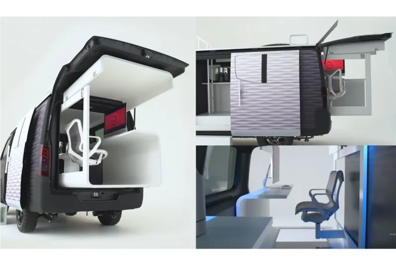 بمكتب مدمج وفخامة استثنائية..شاهد| شاحنة الأعمال المبتكرة من نيسان