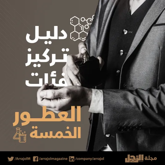 إنفوجراف| دليل تركيز الفئات الخمسة للعطور  الرجالية