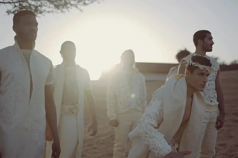 بصيغته الافتراضية..شاهد| انطلاق أسبوع موضة للرجال في دبي 