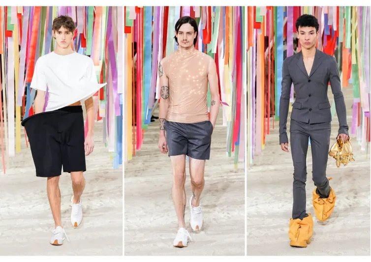 بطابع سريالي وخامات مبتكرة.. أغرب الأزياء الرجالية لـ 2022 