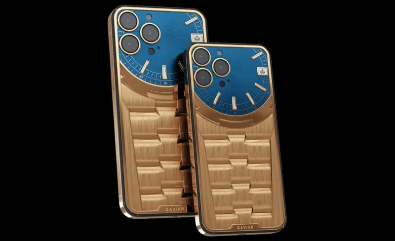 Caviar تطلق نسخة معدلة من آيفون لعشاق الساعات السويسرية الفاخرة (فيديو)