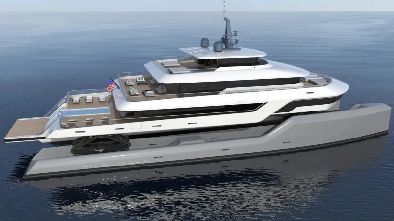 مارتيني 7.0.. يخت معلق يمنع إصابة الركاب بدوار البحر