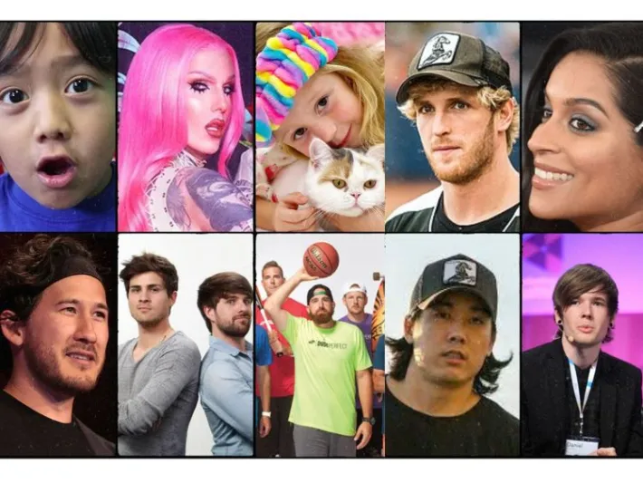 أمريكي في الصدارة بـ53 مليون دولار.. أعلى نجوم اليوتيوب أجرًا في 2021