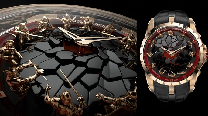 الساعة الأسطورية «فرسان الطاولة المستديرة» أحدث إصدارات دار روجيه 