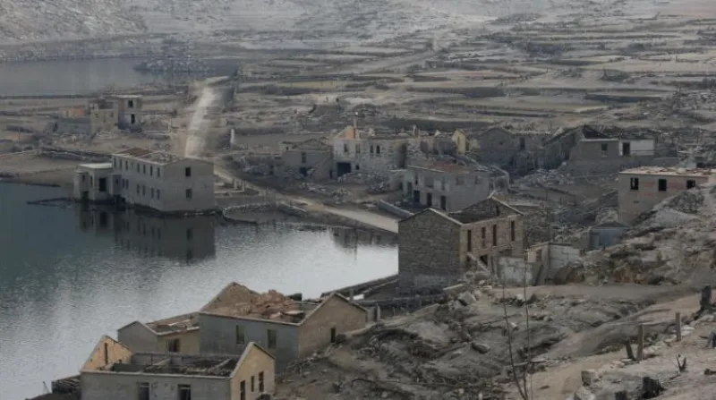 جفاف سد في إسبانيا يكشف قرية أشباح (فيديو)