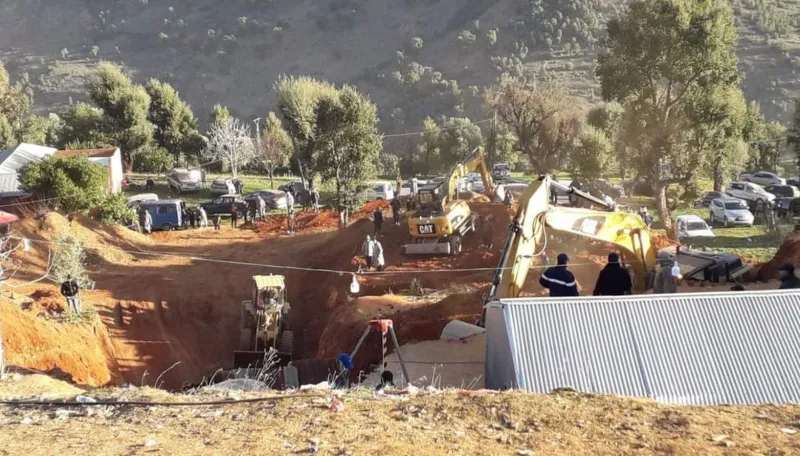 انهيار صخري يؤخر عملية إنقاذ الطفل ريان 