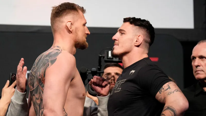 نزال شرس بين المصارع الروسي فولكوف والبريطاني أسبينال بدورة «UFC Fight Night 204»