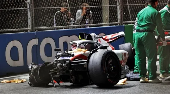 فاتورة حادث «ميك شوماخر» في جدة قد تصل لمليون دولار! (فيديو)