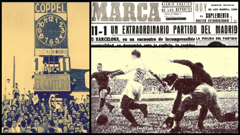ريال مدريد يفوز على برشلونة 11-1 في أغرب مباريات الكلاسيكو