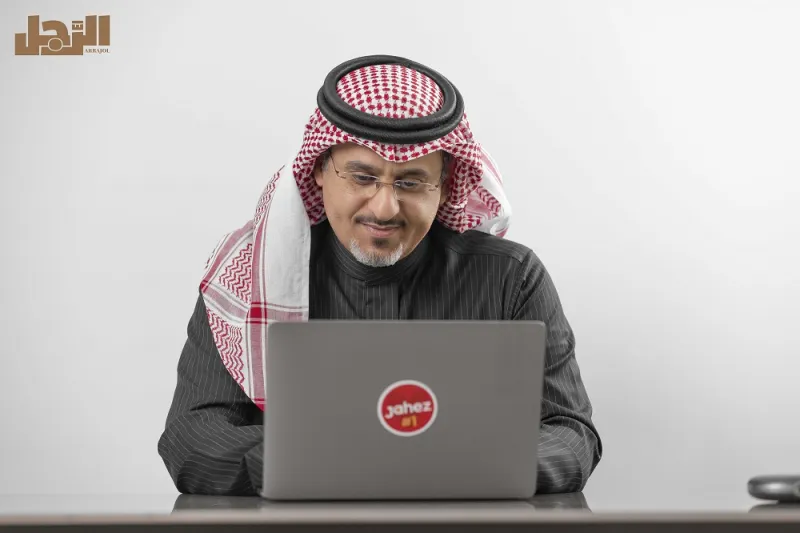 جلسة تصوير خاصة مع «غصاب المنديل» الرئيس التنفيذي لشركة جاهز