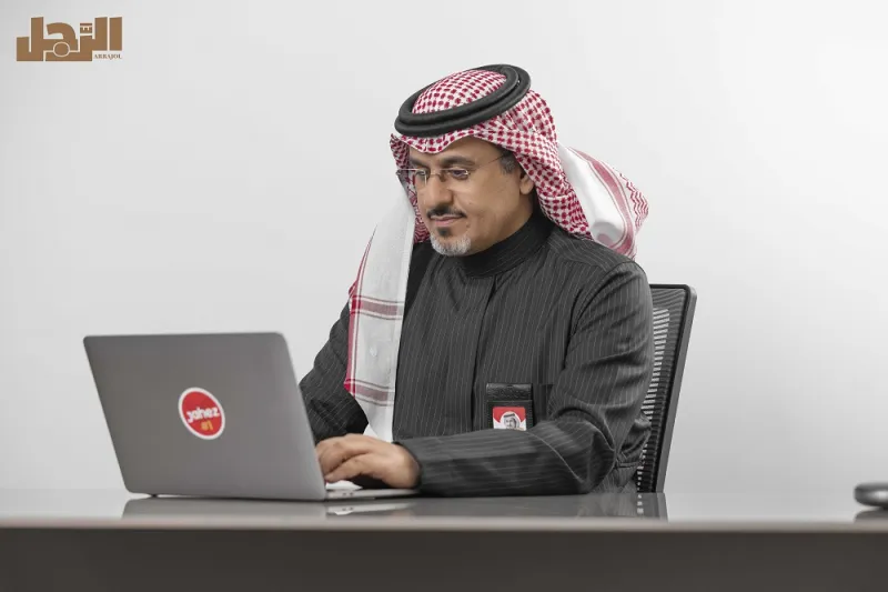 جلسة تصوير خاصة مع «غصاب المنديل» الرئيس التنفيذي لشركة جاهز