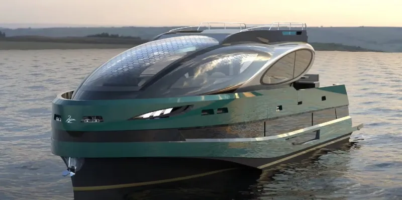 Royal Alpha One يخت فاخر مستوحى من السفن الفضائية (فيديو)