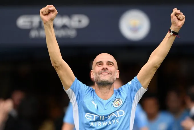 تتويج مانشستر سيتي بالبريميرليغ يُدخل «بيب غوارديولا» التاريخ