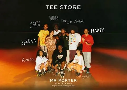 Mr Porter يقود التوعية حول الصحة النفسية مع مجموعة Tee Store الحصرية