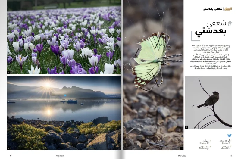 أفضل اللقطات المشاركة في «شغفي بعدستي» لشهر مايو