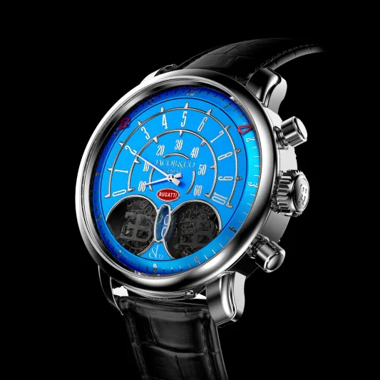 بقيمة 250 ألف دولار.. ساعة فاخرة من Jacob & Co بلمسات Bugatti