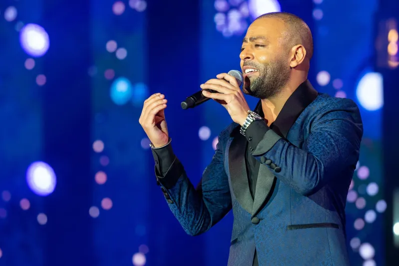 أبرز لقطات حفل تامر عاشور ورامي صبري في موسم جدة 