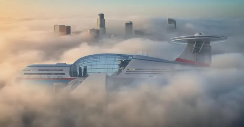 طائرة عملاقة تتسع لـ 5 آلاف راكب ويقودها الذكاء الاصطناعي (فيديو)