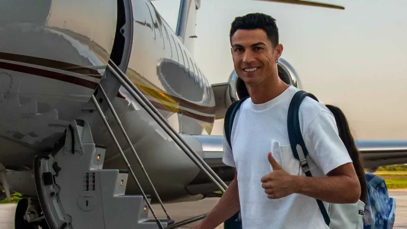 كريستيانو رونالدو يمتلك أفحم وأسرع طائرة بين نجوم كرة القدم