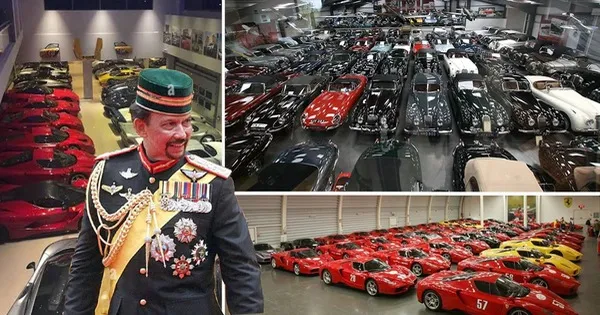 مرسيدس بنز نادرة من أسطول العائلة الملكية في بروناي لمزاد علني (فيديو)