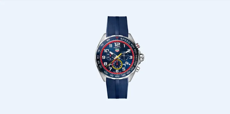 فورمولا 1X ريد بول رايسنغ Formula 1X Red Bull Racing من تاغ هوير Tag Heuer 4 ساعات ملونة تزيدك أناقة هذا الصيف