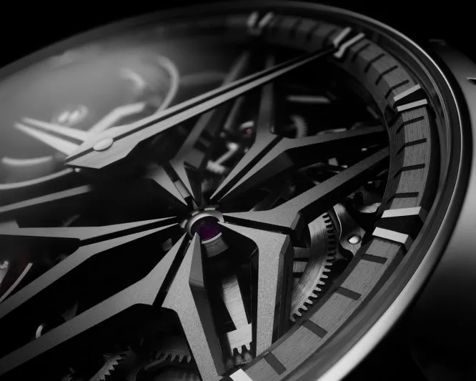 إصداران جديدان من Roger Dubuis Excalibur بالسيراميك الأسود