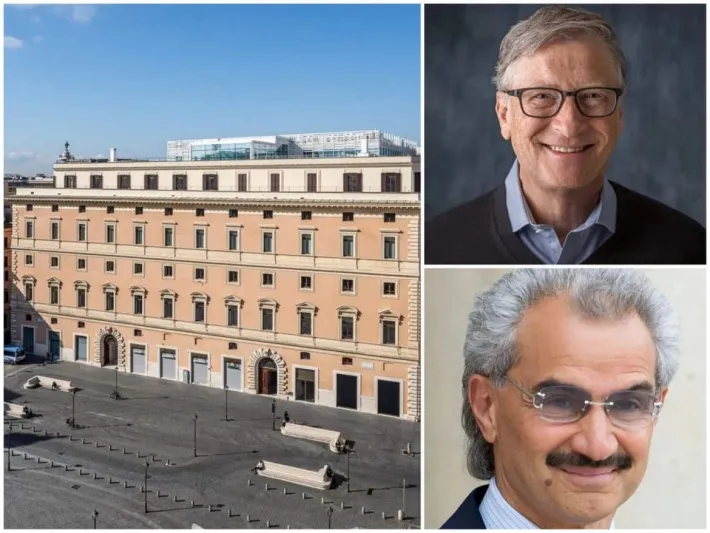 الوليد بن طلال وبيل غيتس يحوّلان قصرًا قديمًا إلى فندق فاخر في روما