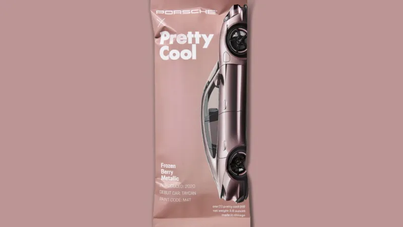 «بورش» تقدم إصدارًا محدودًا من الآيس كريم المستوحى من طلاء سياراتها