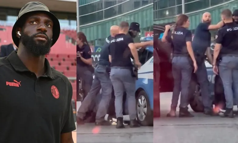 واقعة مخيفة... الشرطة توقف لاعب ميلان تحت تهديد السلاح! (فيديو)