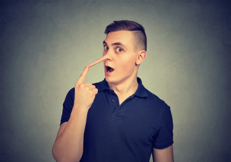 مصدر الصورة: موقع shutterstock. دراسة تكشف ما يفعله الكذب بجسم الإنسان