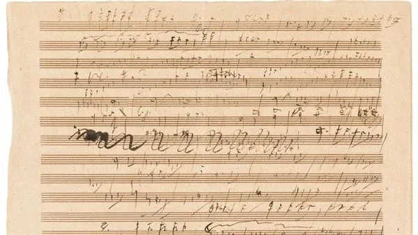 مزاد علني يضم مخطوطة بخط يد بيتهوفن وسجل قصف هيروشيما