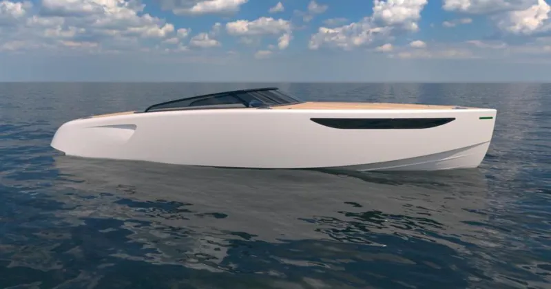 تصميم فاخر ليخت كهربائي جديد صديق للبيئة 