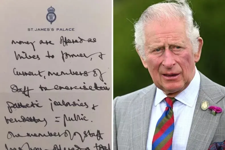 بيع خطاب نادر للأمير تشارلز بعد مقتل الأميرة ديانا في مزاد علني