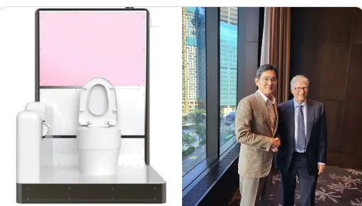 بيل غيتس وسامسونغ يتعاونان من أجل المرحاض الذكي