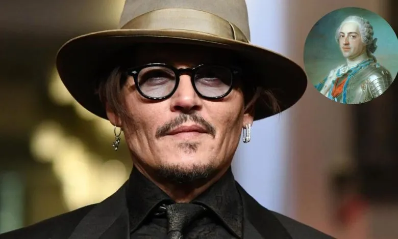 أول صور جوني ديب في دور لويس الخامس عشر