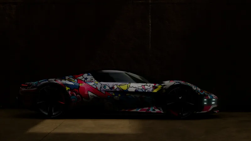 سيارة «Porsche Vision Gran Turismo» تحصل على هيئة مستوحاة من فن الشارع