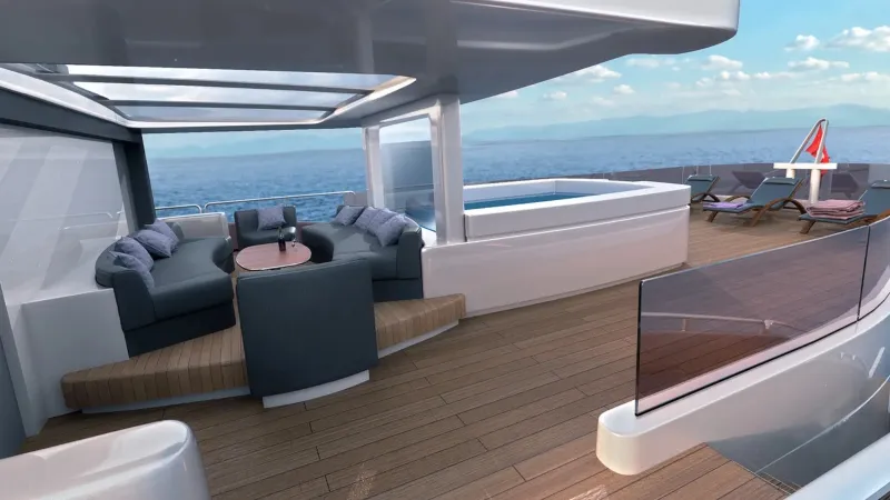 «سنترال يخت» تقدم نموذجًا اختباريًّا ليخت فخم طوله 30 مترًا (صور) 