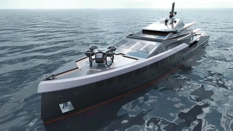 «M51» تكشف عن يخت فاخر طوله 80 مترًا (صور) 